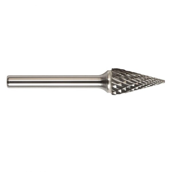 Magnum Carbide Burr, Series 7000M, Pointed, 14 Head Dia, 34 Length of Cut, ConePointed Shape SM Hea 7M116BDC - main